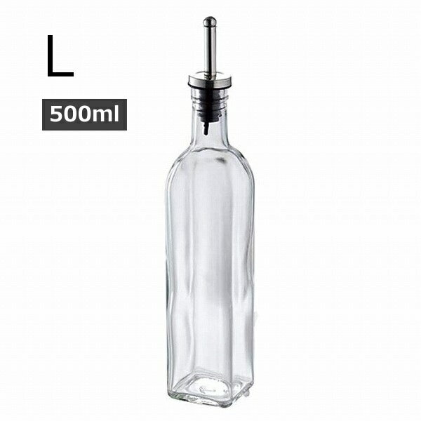 セルフモーション オイル&ビネガージャー L 500ml オイル&ビネガー ボトル 保管 保存 オシャレ おしゃれ 容器 オリーブオイル 油 お酢 調味料入れ ...