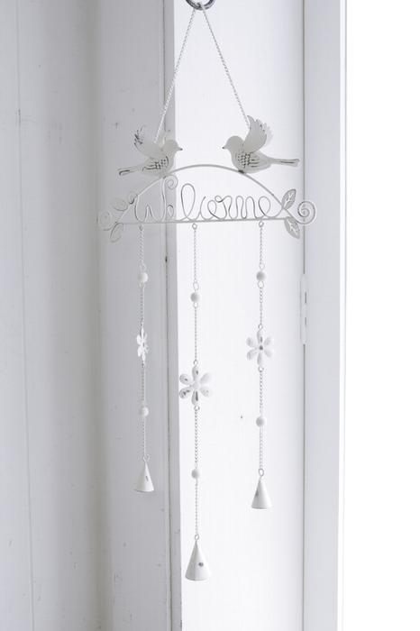 アンティーク風 ウェルカム・ハンギング 【COVENT GARDEN コベントガーデン】 店舗備品 什器 ガーデンプレート ガーデンオーナメント ガーデンアイテム インテリア雑貨 壁飾り サインプレート おしゃれ かわいい 北欧 アンティーク風 店舗用 ディスプレイ用 VD-40のサムネイル