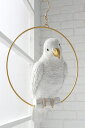 リング コカットゥー アンティーク調 小鳥 ことり コトリ 鳥 とり トリ バード bird 【COVENT GARDEN コベントガーデン】 ガーデンマスコット ガーデニング 置き物 オブジェ オーナメント 動物 TS-02 【送料無料】