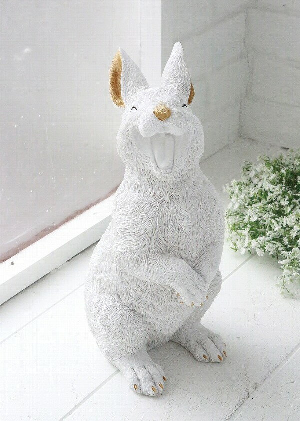 クラックアップ ラビット アンティーク調 うさぎ ウサギ ラビット rabbit 兎 【COVENT GARDEN コベントガーデン】 ガーデンマスコット ガー...