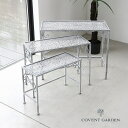 ミスフィー・レクトスタンド3点セット コベントガーデン COVENT GARDEN XB-13 アンティーク調 プランタースタンド/フラワースタンド 1段 スチ...