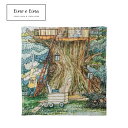 リーノエリーナ Lino e Lina ハンカチ フロレゾン ラパン Tree house NP011 リネンハンカチ レディース 女性 兎 うさぎ ウサギ ラ...