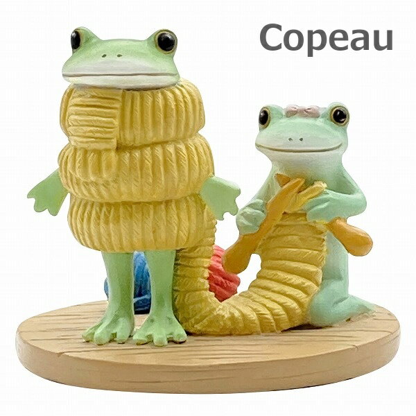 コポー まだまだ編みたいコポミ ガーデン Copeau 73713 雑貨 ガーデン ガーデニング 置物 小物 オブジェ かえる カエル フロッグ frog