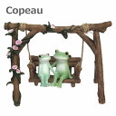 コポー Copeau ゆらゆらベンチカップル カップル コポミ ベンチ ブランコ 72670 小物 オブジェ カエル 置き物 置物 オブジェ 蛙 フロッグ FROG ガーデン雑貨 インテリア雑貨 小物 マスコット ミニチュア 【ポイント10倍】