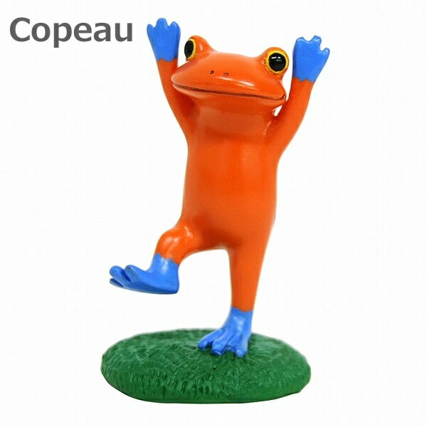 コポー 毒カエル レッド Copeau 73072 ダイカイ 小物 オブジェ カエル 置き物 置物 オブジェ 蛙 フロッグ FROG ガーデン雑貨 インテリア雑貨 小物 マスコット ミニチュア 【ポイント10倍】