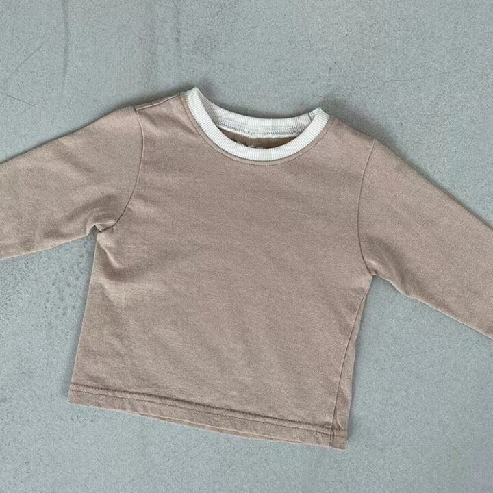 [楽天ランキング1位獲得]ベビー服 ベビー 長袖 Tシャツ 無地 トップス 女の子 男の...