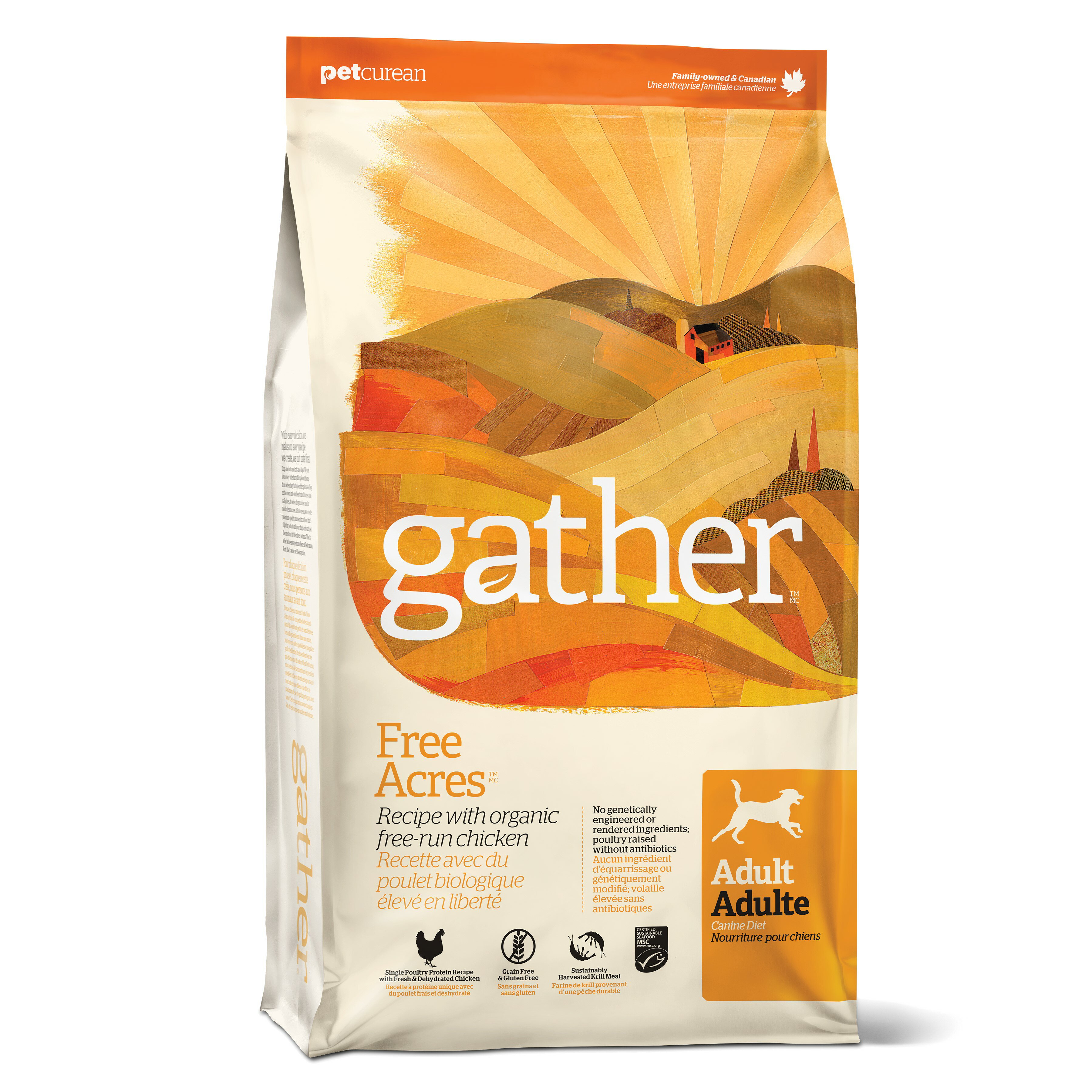 GATHER　フリーエーカー　7.25kgギャザー 正規品 ドッグフード ペットフード ドライフード　グレインフリー　ポテトフリー　AAFCO基準　成犬用総合栄養食