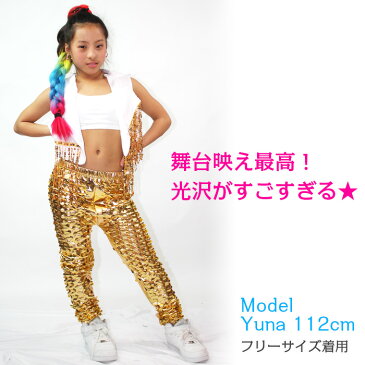 メタリック エナメル レギンス パンツ 女の子 子供服 キッズ 美脚効果 鱗カット ブラック/ゴールド/シルバー/ブルー フリーサイズ ウエストゴム ストレッチ 伸縮性 ダンス衣装 ヒップホップ ガールズ レディス 脚長効果 インナーパンツ