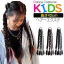 三つ編み 編み込み エクステ カラーエクステ ゴムタイプ 簡単 便利 ヘアーエクステンション ツインテール 女の子 子供 キッズ ガールズ ピンク ブルー グレ...