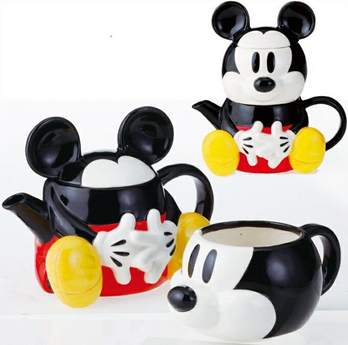 サンアート ティーフォーワン ミッキーマウス Disney ディズニー キャラクター ティーセット マグカップ ペアーカップ SAN1812 プレゼント (代引きOK)