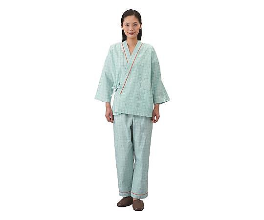 患者衣（上衣・男女兼用） 59-461 ブルーM 1枚【返品不可】