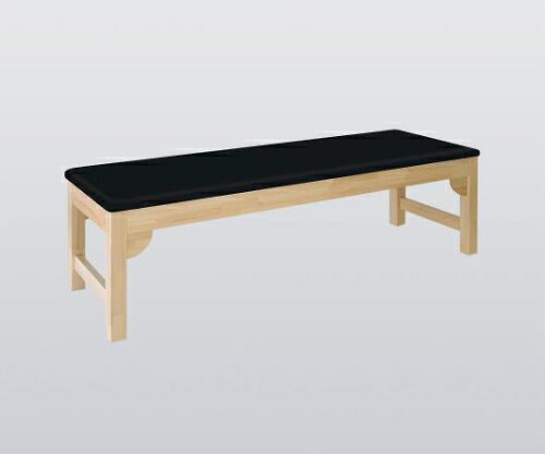 木製診察台（モクベッドS） ピンク 60x180x55 1個 【大型商品】【後払不可】【同梱不可】【返品不可】