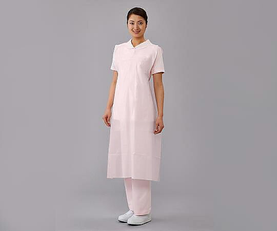 ナビガードエプロン ピンク 1箱（50枚入り） ナビス アズワン【返品不可】