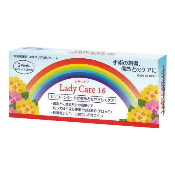 レディケア 16 Lady Care 160mmx25mmx4mm 1箱2枚入 ギネマム