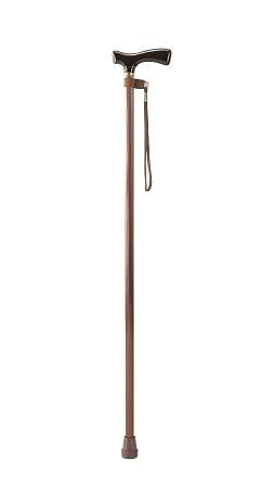 アルミ製ステッキ（バンド付） 1本 PW-108 502-012-01【返品不可】