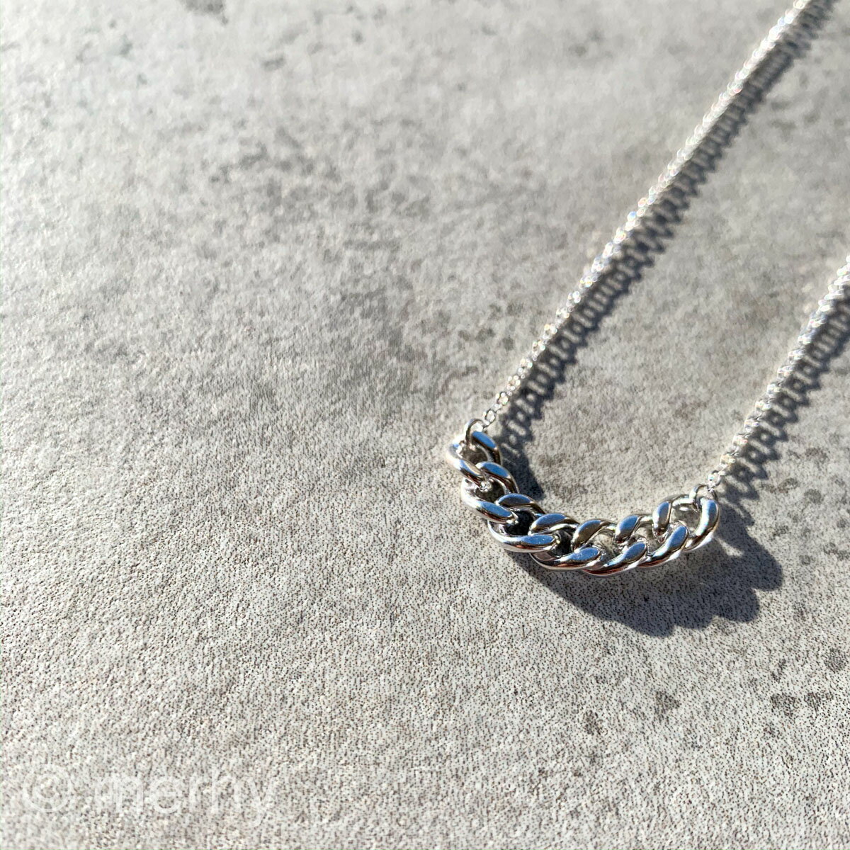 Rakuten - necklace ME18 Silver925 シルバー925 シンプル 華奢 チェーン ネックレス 女性 大人 アクセサリー トレンド オシャレ カジュアル フォーマル キレイめ かわいい 人気 シルバー ランキング メルウィー merhy 韓国アクセ プチプラ 20代 30代 40代 50代 金アレ サイズ調整可
