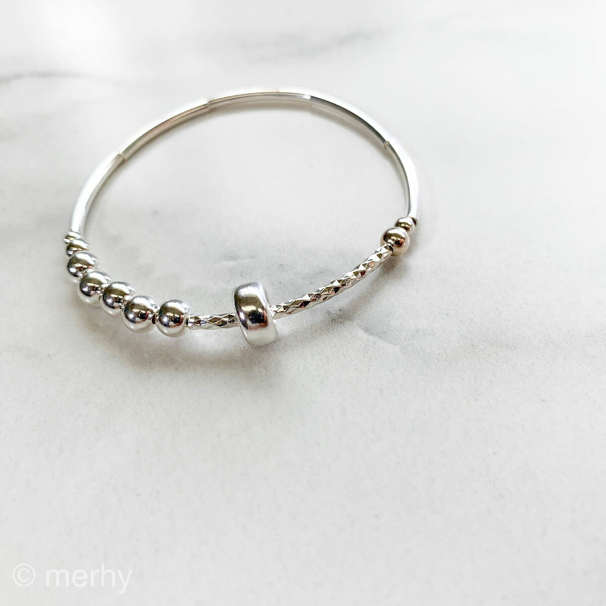 Rakuten - bracelet ME04 Silver925 シルバー925 インスタで人気 シンプル ブレスレット チェーン 女性 大人 アクセサリー ギフト トレンド オシャレ カジュアル キレイめ かわいい 人気 シルバー ランキング メルウィー merhy 韓国アクセ プチプラ 20代 30代 40代 50代 華奢 金アレ