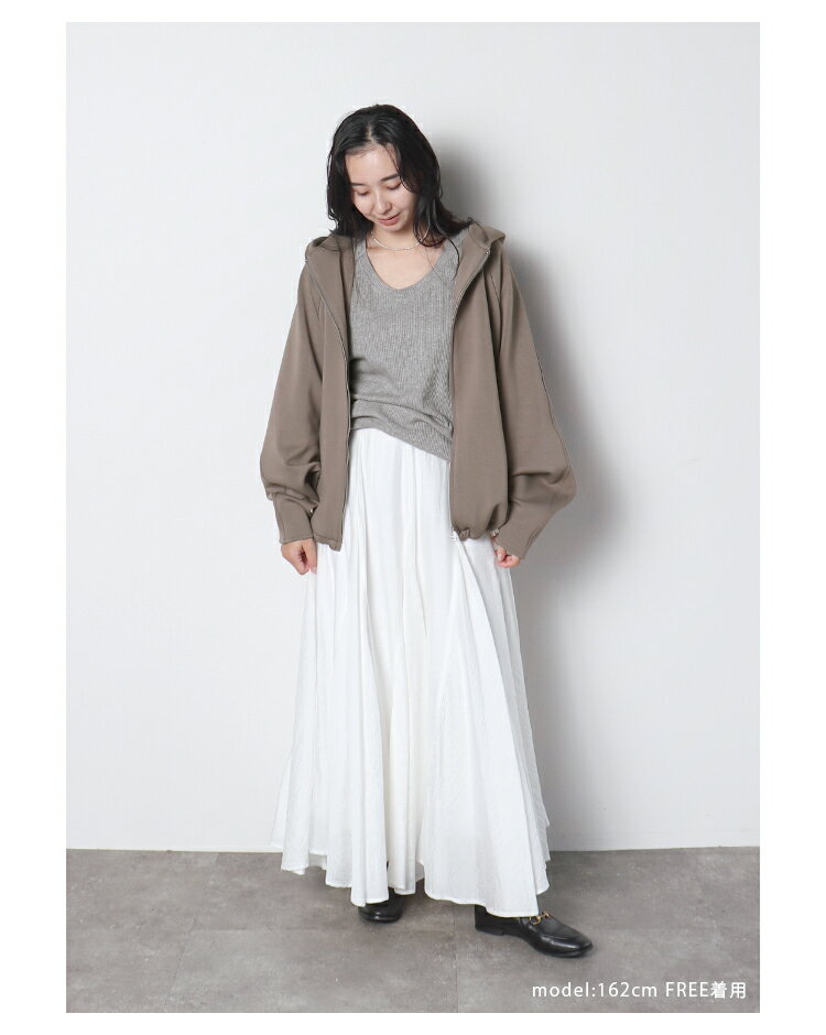 マキシフレアスカート ※1月20日ホワイト・ブラック・ネイビー(FREE/SHORT)再販いたします※ - Image 3
