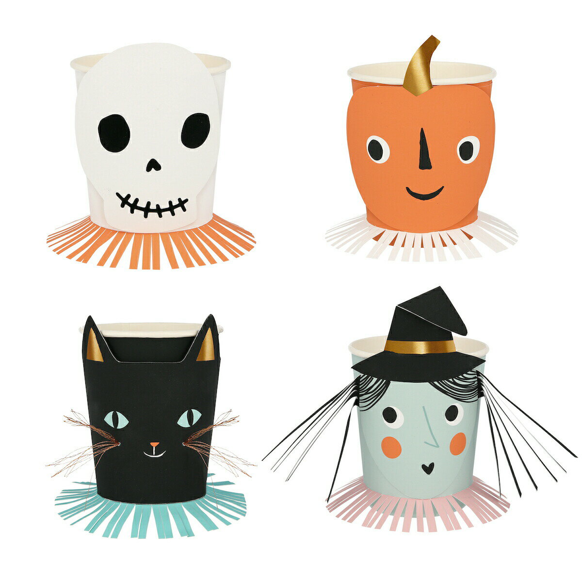 【ハロウイン】ハロウィン ハロイン ペーパーカップ 紙コップ 誕生日会 ハロウィンパーティ バースデーパーティ 飾り付け1歳 幼稚園 小学生 テーブルコーディネイト 男の子 女の子 グランピング merimeri メリメリのサムネイル
