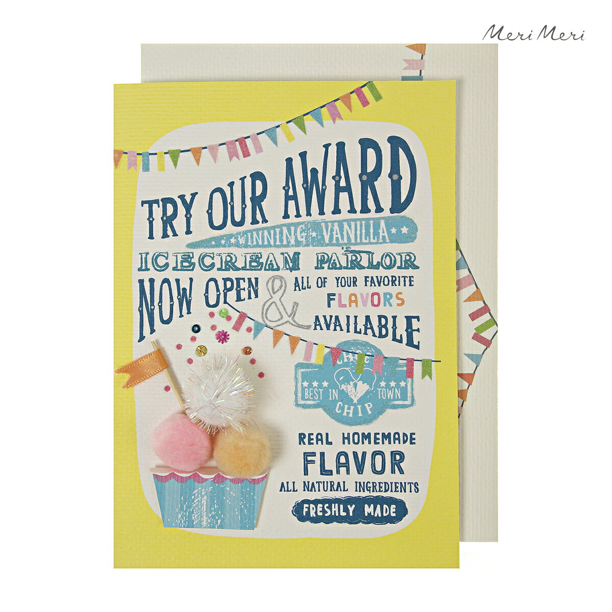 バースデーカード アイスクリーム 誕生日カード Birthday Cards おしゃれ かわいい グリーティングカード 輸入カード メッセージカード merimeri メリメリのサムネイル