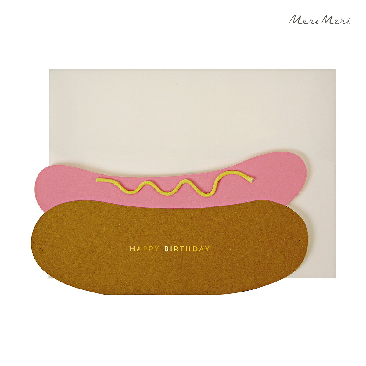 乐天商城 - Meri Meri メリメリ ホットドッグ バースデーカード　誕生日 Birthday Card