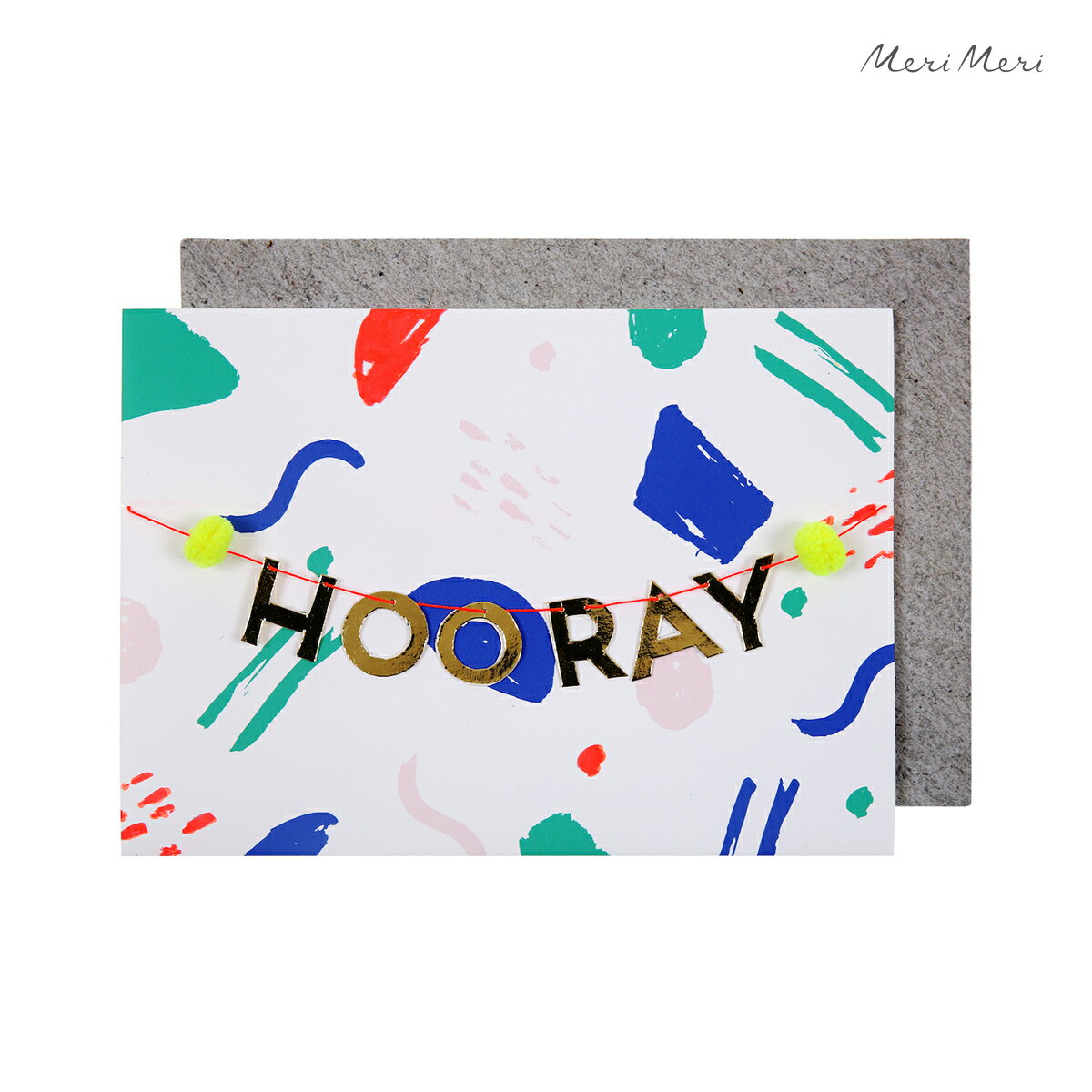 多目的カード HOORAY CARD フーレイ おしゃれ かわいい グリーティングカード 輸入カード メッセージカード merimeri メリメリ