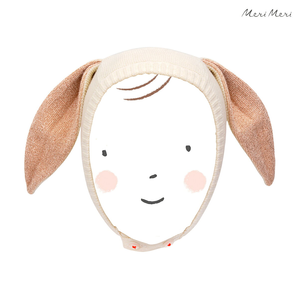 Meri Meri メリメリ バニー ベビー用 帽子 フード