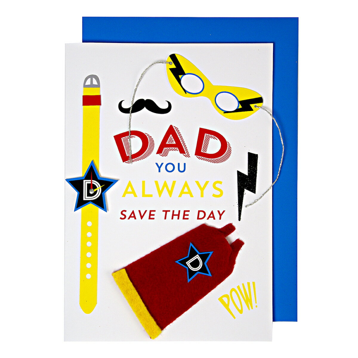 メッセージカード 父の日 【父の日】ファザーズデイカード 父の日カード おしゃれ かわいい グリーティングカード 輸入カード メッセージカード merimeri メリメリ Happy Father's Day