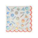 【クリスマス】 Rainbow Confetti Small Napkins レインボーコンフェッティ スモールナプキン 16枚入り 紙ナプキン ペーパータオル クリスマスパーティ クリスマステーブル クリスマスグッズ パーティグッズ xmas ホームパーティ クリスマスグッズ|詳細画像