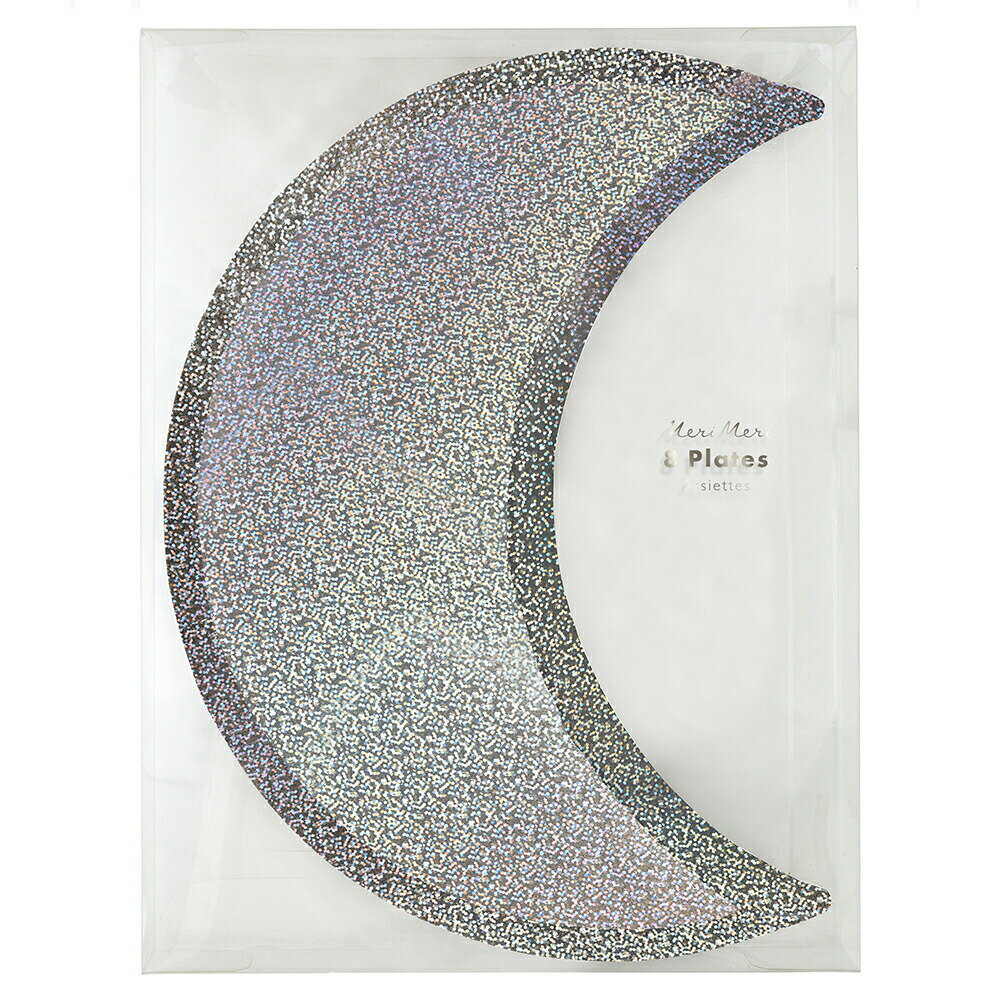 �ڥ��ꥹ�ޥ��ۥץ졼�� ���ꥹ�ޥ��ץ졼�� Silver Sparkle Moon Plates��8������ �滮���ڡ��ѡ��ץ졼�ȡ���껮����ʬ���������ꥹ�ޥ��ѡ��ƥ������ꥹ�ޥ��ơ��֥롡���ꥹ�ޥ����å����ơ��֥륳���ǥ��ͥ��ȡ��ѡ��ƥ����å��� xmas �ۡ���ѡ��ƥ� ���ꥹ�ޥ����å�