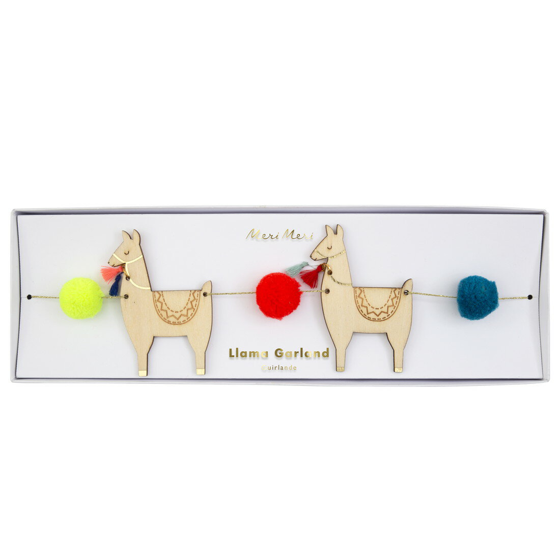 ڥꥹޥ]  ꥹޥ Llama And Pompom Garland ޡݥݥ󥬡 ǥ졼...