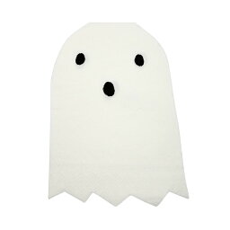 【ハロウイン】ハロウィン ハロイン おばけ ペーパータオル ゴースト 20枚入り ダイカット テーブルナプキン　紙ナプキン パーティー ハロウィン 飾り付け ハロウィンパーティ 子供