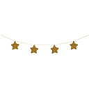 Meri Meri メリメリ GOLD KNITTED STAR GARLAND