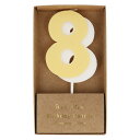 バースデーキャンドル ナンバーキャンドル Number Candle 8 数字 誕生日 誕生日会 誕生日ケーキ ケーキトッパー バースデーケーキ デコレーション 飾り merimeri メリメリ 飾り付