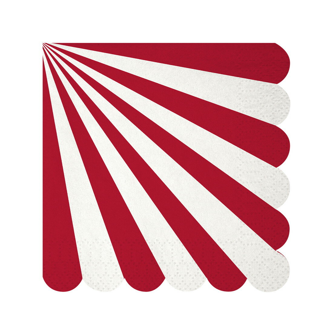 ペーパーナプキン レッドストライプ かわいい ダイカット 紙ナプキン バースデーパーティ 誕生日会 誕..