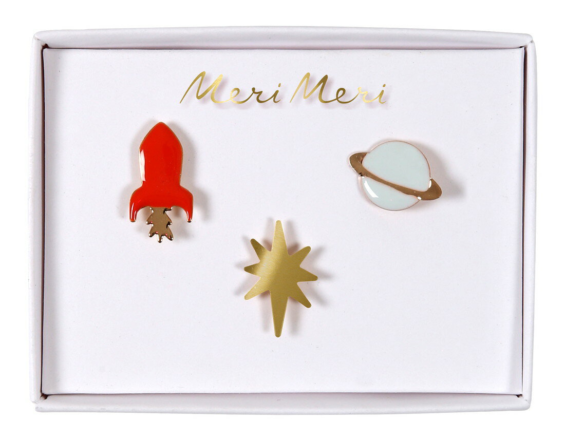 MeriMeriメリメリピンバッジSPACEENAMEL156565(50-0150)