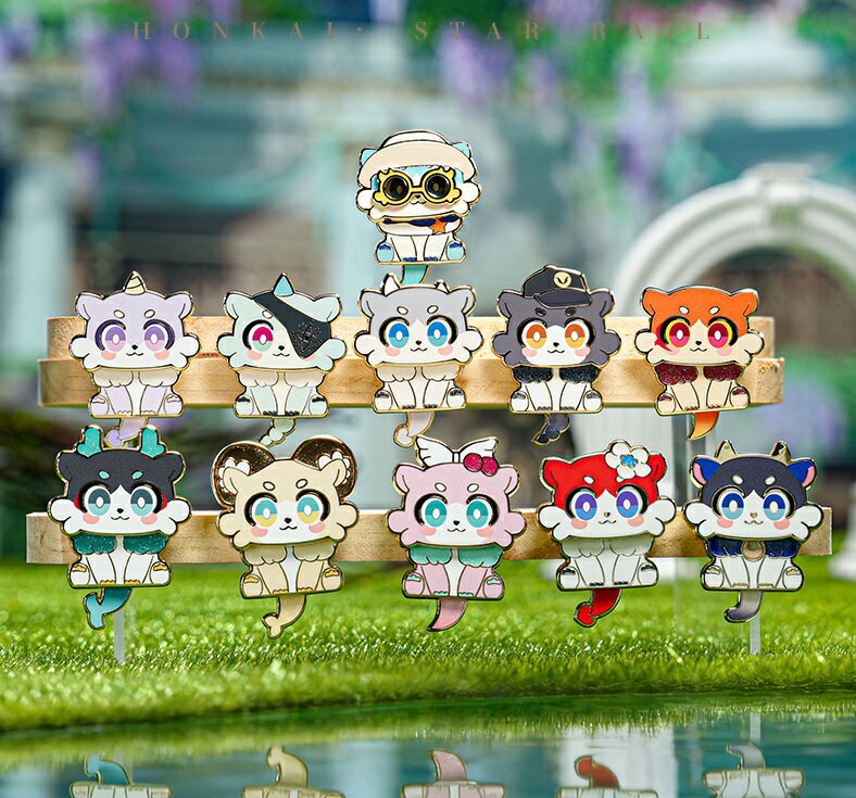 崩壊：スターレイル 公式グッズ 正規品 ガオガオシリーズ 金属バッジ オートミール リンゴ飴 ハニーフ..