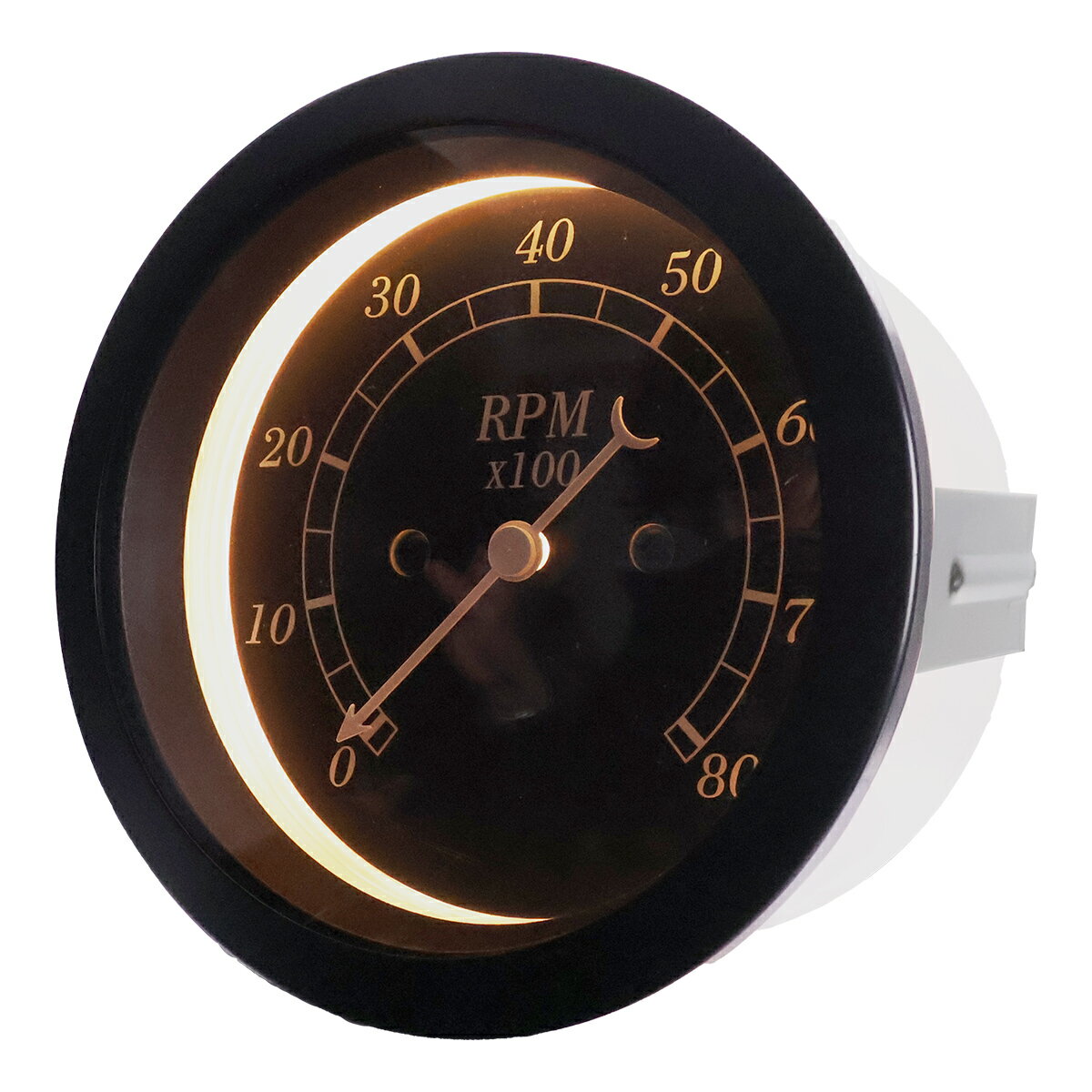 【送料無料】オートゲージ タコメーター 85Φ AMシリーズ ホワイト/ブラック メーター LED autogauge 85mm ドレスアップ 車 改造 AM85TA 送料無料 ［メーター LED autogauge ドレスアップ 車 改造］