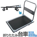 【最大2000円OFF限定クーポン】 台車 折りたたみ コンパクト 大型 台車 耐荷重300kg キャリーカート キャリー 運搬 カート コンパクト 折りたたみ台車 スチール台車 手押し台車 運搬台車 業務用 家庭用 バーベキュー BBQ 車中泊 キャンプ 倉庫 工場 新生活