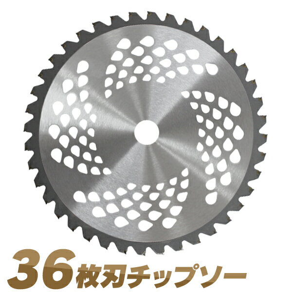 【最大2,000円OFFクーポン】 草刈機用 チップソー 刃 草刈機 草刈り機 替え刃 草刈チップソー 230mm×36P 家庭用 業務用 芝 庭 芝生 ガーデ...