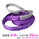【送料無料】 スリングベルト ■選べる長さ/本数■ 耐荷重 0.8t 幅 25mm 荷重 800kg 長さ 1m 2m 3m 4m 5m ナイロンスリング ナイ...