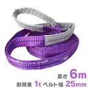 【GW限定10%OFFクーポン】 スリングベルト 耐荷重 1t 長さ 6m 幅 25mm 荷重 1000kg ナイロンスリング ナイロンベルト ベルトスリング ...