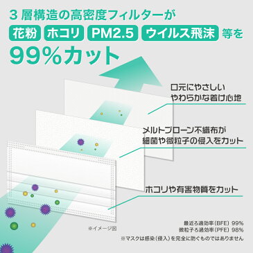 【最大2,000円OFFクーポン配布中】【5月12日より順次発送予定】【5箱セット】 マスク 250枚 不織布マスク 3層構造 高密度フィルター ウイルス対策 使い捨て 男女兼用 大人用 花粉 ウイルス 風邪 ほこり 箱　PM2.5 立体