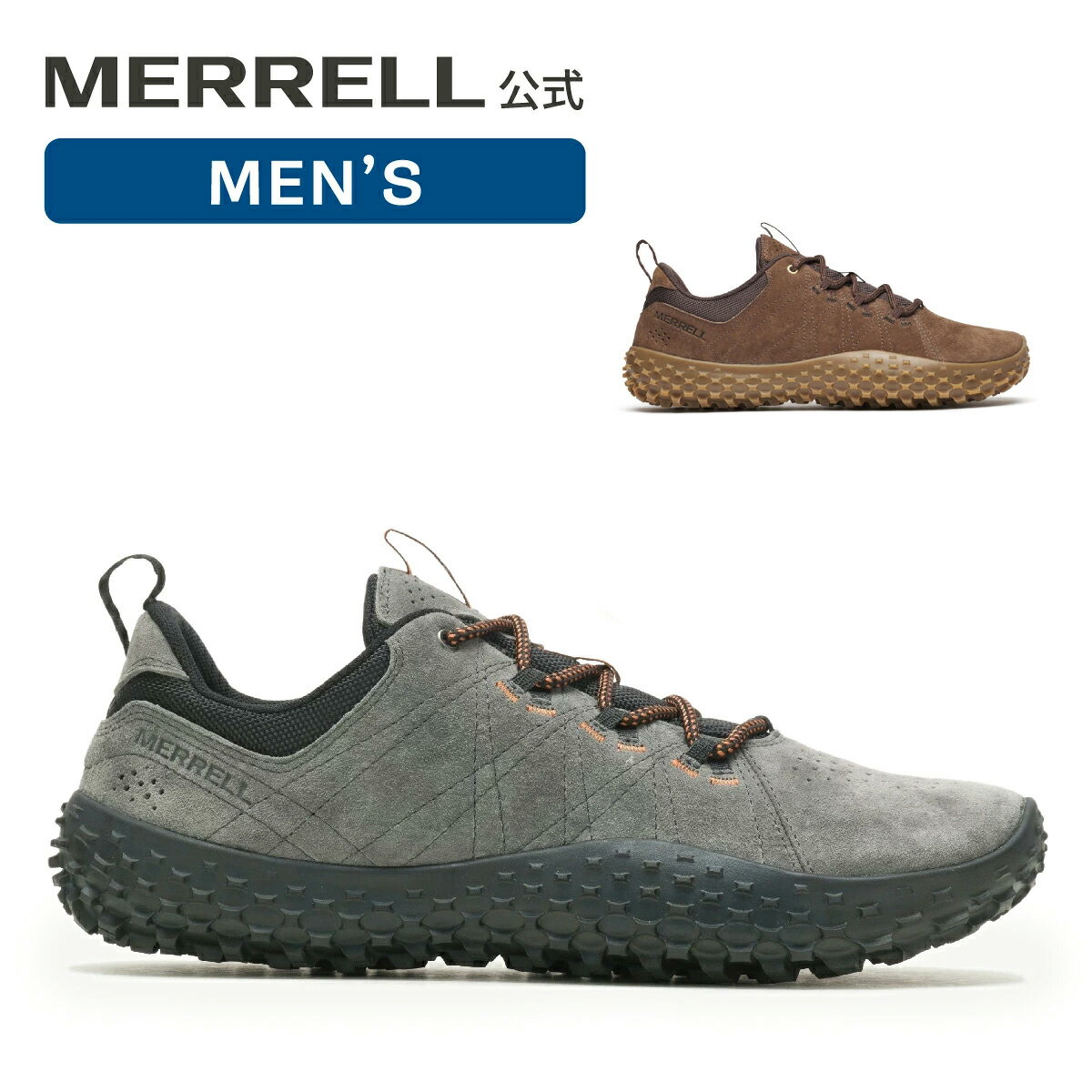 Merrell - 【公式】 メレル MERRELL メンズ WRAPT ラプト シューズ スニーカー 靴 ハイキング 登山 アウトドア 036009 007103