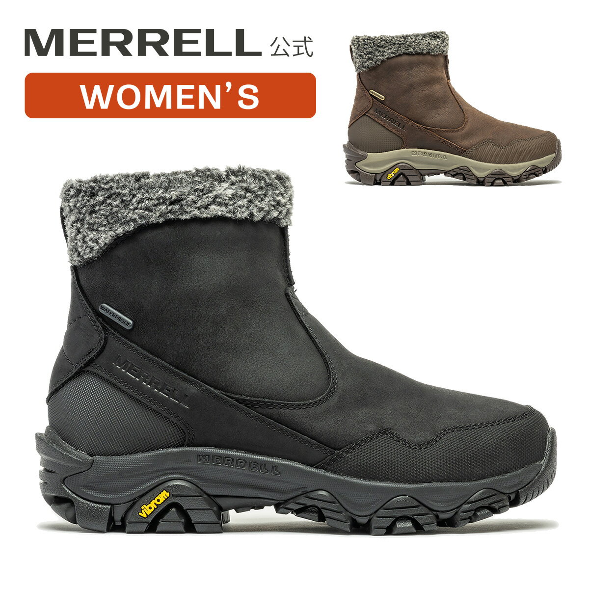 【公式】 メレル MERRELL ウィメンズ COLDPACK 3 THERMO MID ZIP WATERPROOF コールドパック 3 サーモ ..
