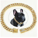 犬 アクセサリー チェーン ネックレス キラキラ 犬 犬用 猫 ストーン カッコいい 喜平 ラインストーン