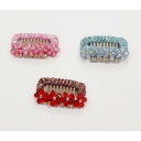 パッチン キラキラ 花 フラワー 犬 犬用 犬 コーム型 セット ヘアアクセ アクセサリー コーム型 ワンパッチン