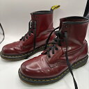 【中古】ドクターマーチン Dr. Martens レザー ブーツ 1460 8ホール チェリーレッド UK8(27cm)【サイズ】UK8(27cm) 【付属品】...