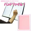 今が買い時 吹奏楽部 必携アイテム 持ってると便利 書き込める 楽譜ファイル バンドファイル 音楽ファイル かわいい ピンク