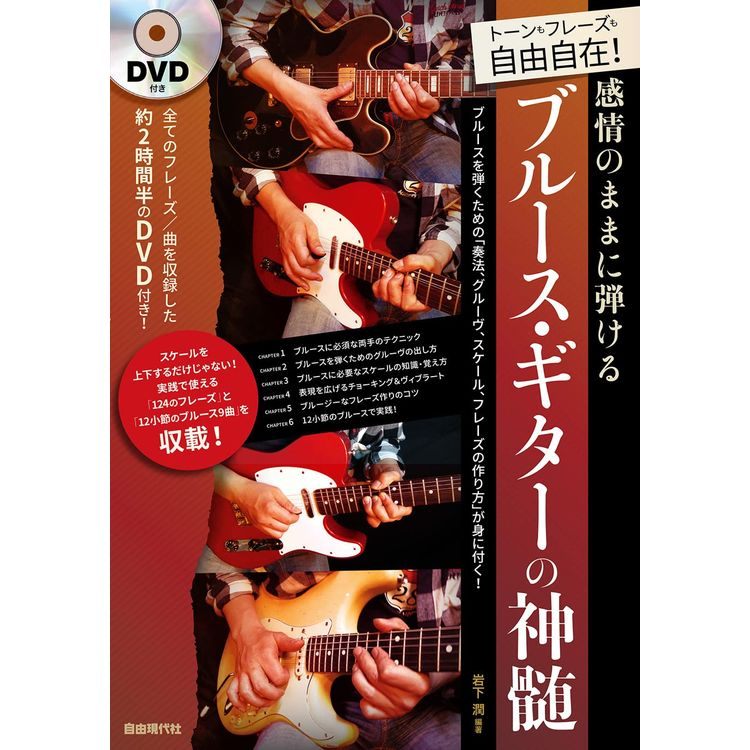 【楽譜】感情のままに弾けるブルース・ギターの神髄 トーンもフレーズも自由自在!【メール便対応 1点まで】